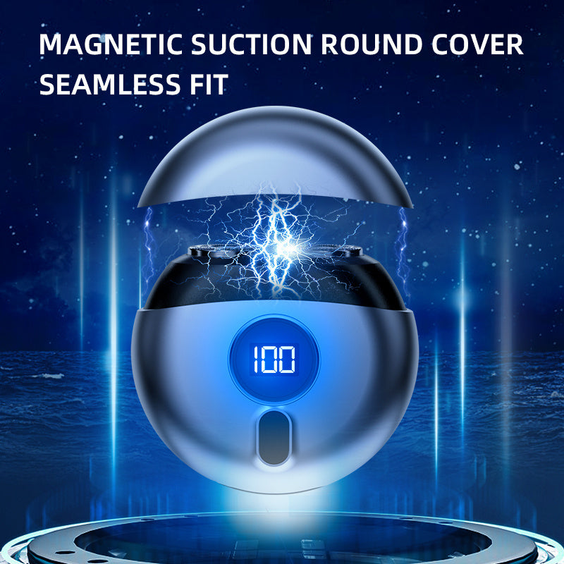 Mini Electric Razor with LED Power Display for Travel and Wet Dry - mini electric razor travel led power display