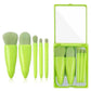 Mini Multifunctional Makeup Brush Set with Artificial Fiber Handles - makeup brushes suit mini multifunctional