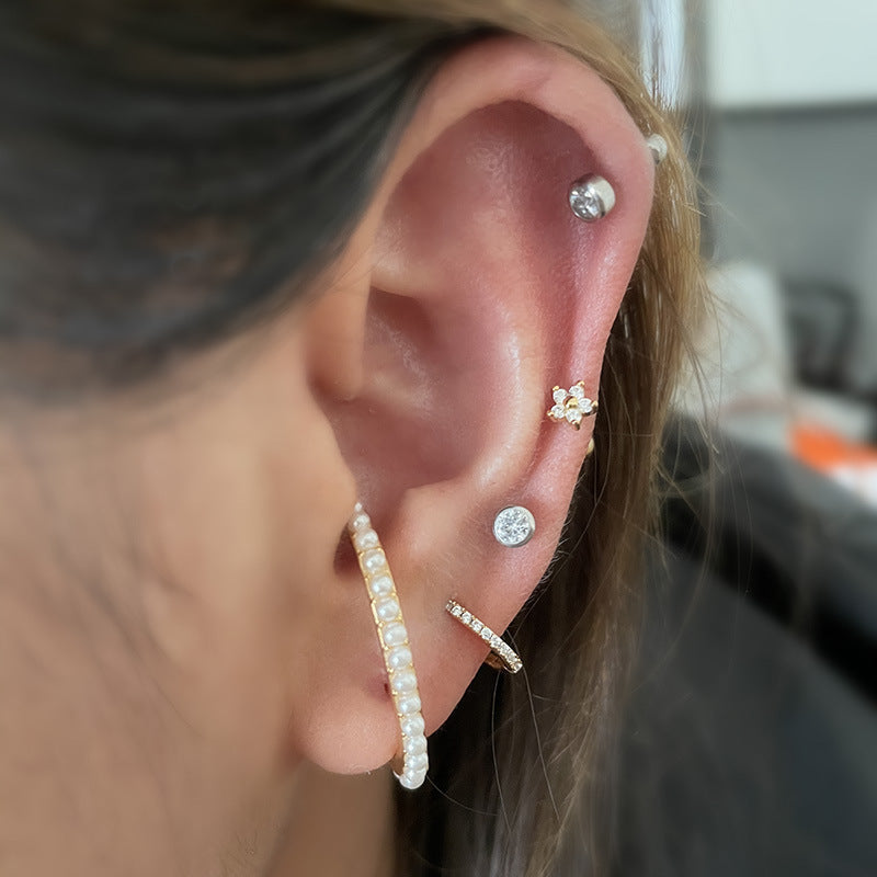 Electroplated Silver and Gold Earrings for Women in the United States - Tiny That Shine Like Your Personality united