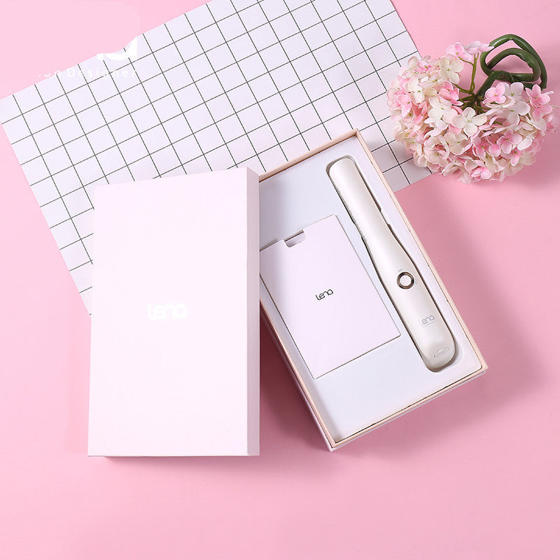 Mini USB Bangs Hair Straightener with Heat Control and Tourmaline Ceramic Technology - Teleplus straight board clip