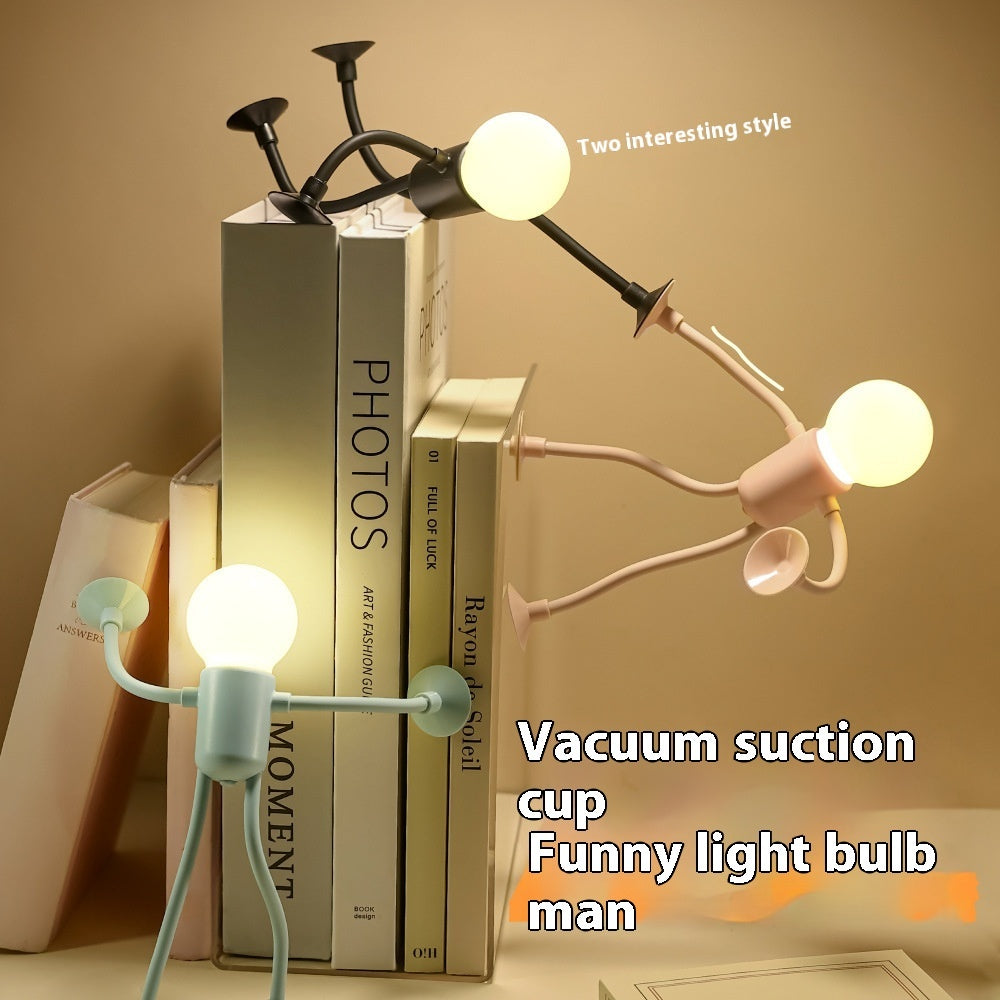 Mini Vacuum Adsorption Night Light with Button Battery Table Decoration - Teleplus for button battery table lamp