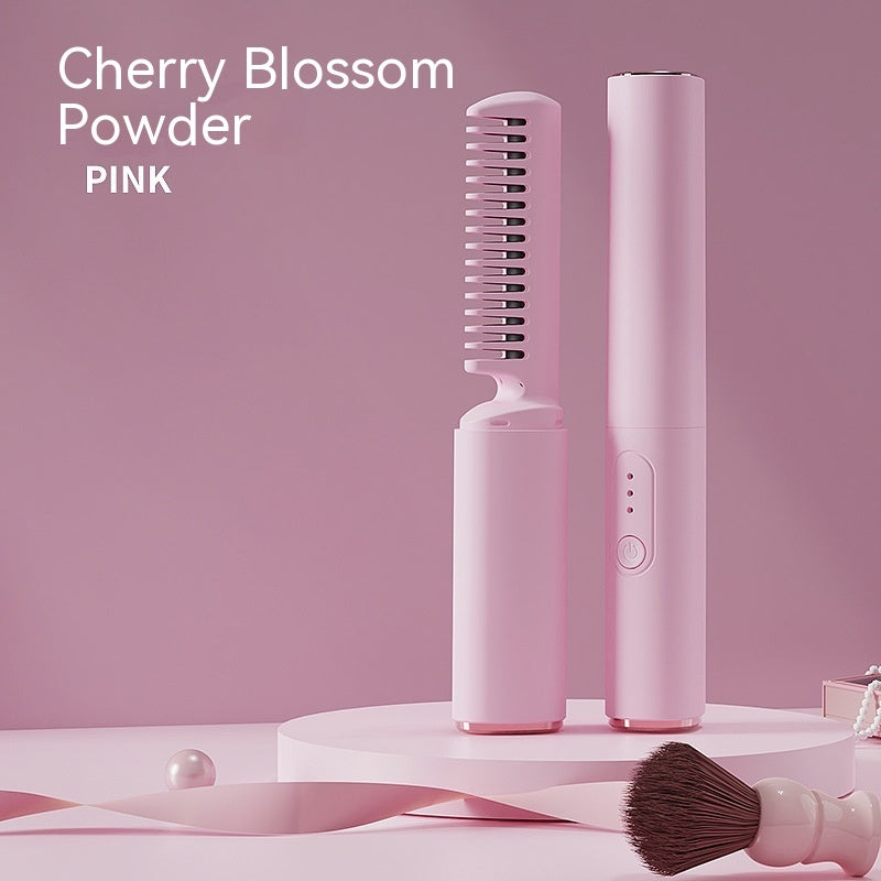 Mini Wireless Straight Comb with Anion for Hair Styling and Straightening - Teleplus mini wireless straight comb anion