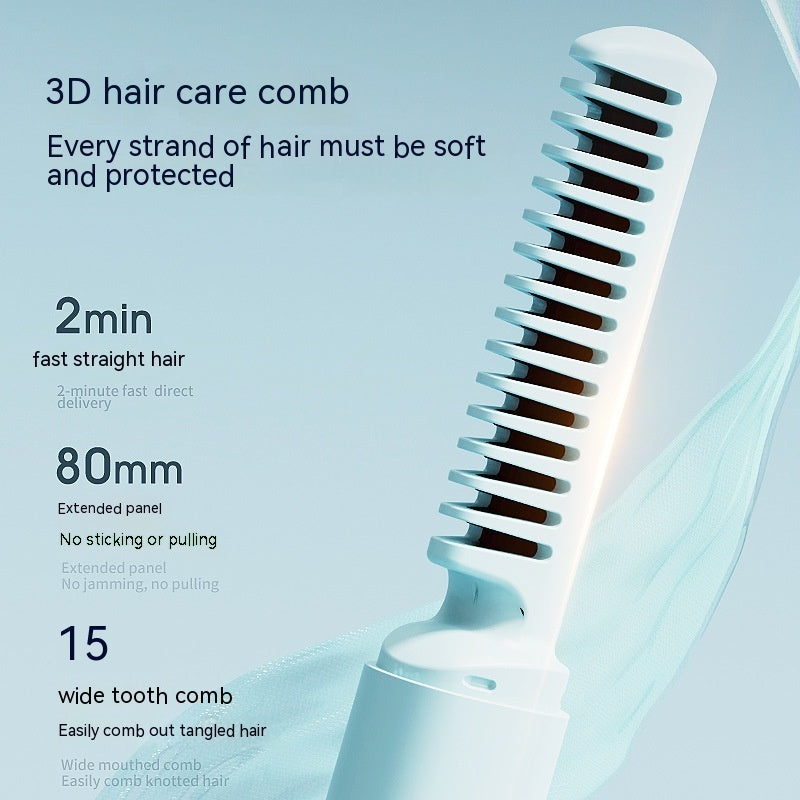 Mini Wireless Straight Comb with Anion for Hair Styling and Straightening - Teleplus mini wireless straight comb anion