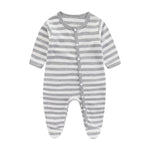 Minimalist And Creative Pure Cotton Newborn Jumpsuit - Minimalist Pure Cotton Newborn One Piece Jumpsuit