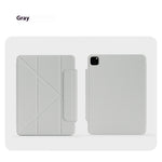 Minimalist Faux Leather Tablet Case with Magnetic Suction Pen Slot - Protective Fun! tablet magnetic suction pen slot