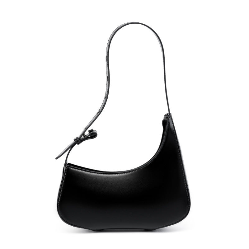 Minimalist Shoulder Underarm Bag with Genuine Leather and Microfiber Finish - Teleplus in minimalist shoulder underarm