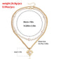 Minimally Designed French Double-layer Layered Heart-shaped Necklace For Women With Niche Design Pearl Contrasting