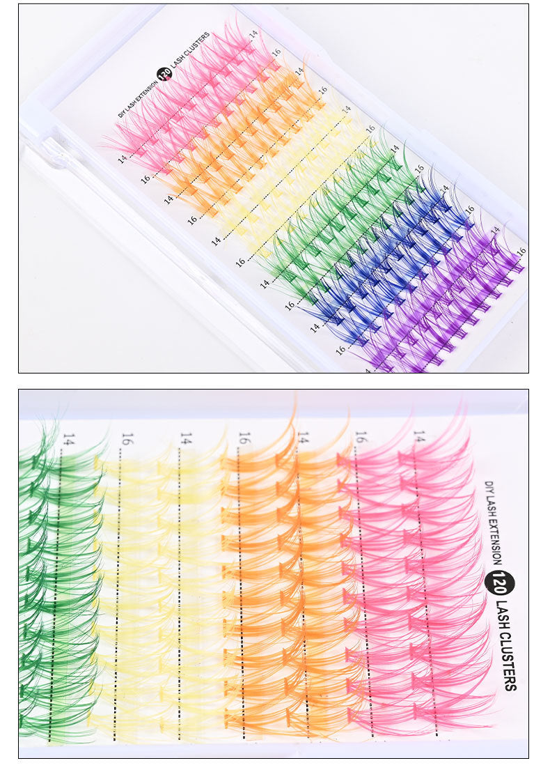 Mink Colored Hot Melt False Eyelashes with 13D Flower Hair 12 Rows - Teleplus Flowers mink colored hot melt flower hair