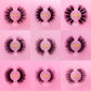 Mink Hair False Eyelashes Round Box Collection for Natural Lash Look - Teleplus mink hair false eyelashes