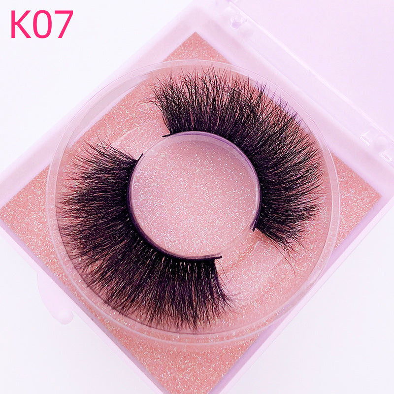 Mink Hair False Eyelashes Round Box Collection for Natural Lash Look - Teleplus mink hair false eyelashes