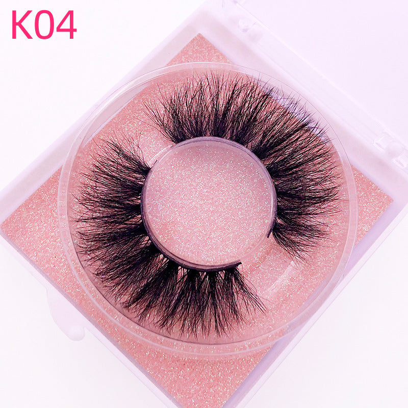 Mink Hair False Eyelashes Round Box Collection for Natural Lash Look - Teleplus mink hair false eyelashes