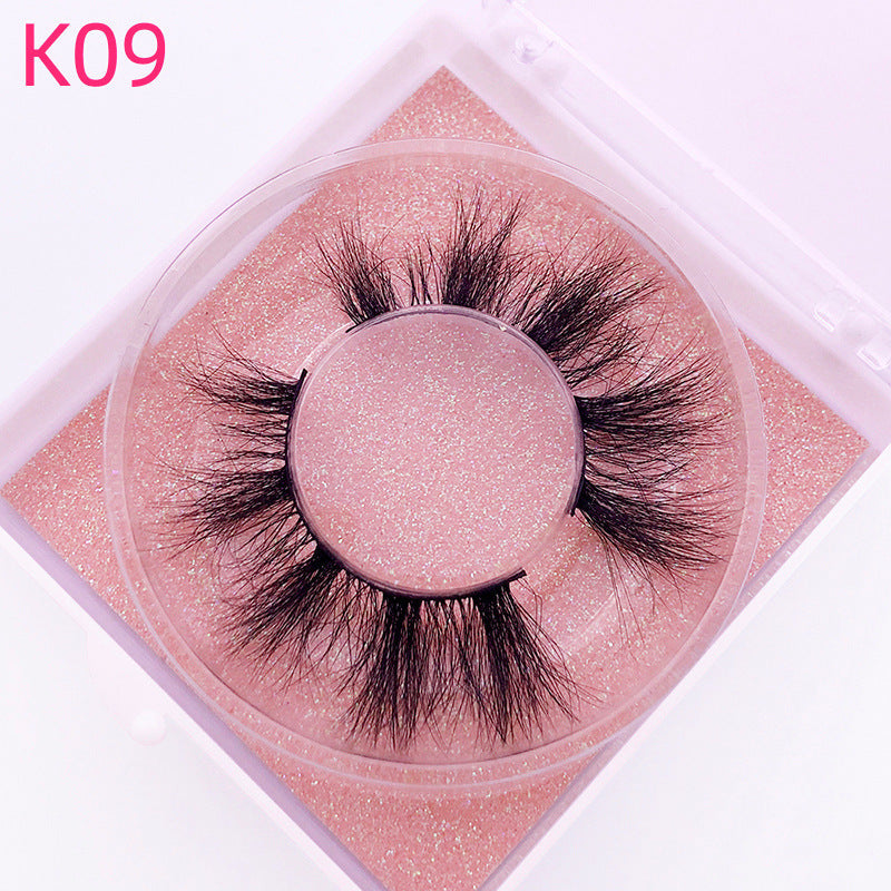 Mink Hair False Eyelashes Round Box Collection for Natural Lash Look - Teleplus mink hair false eyelashes
