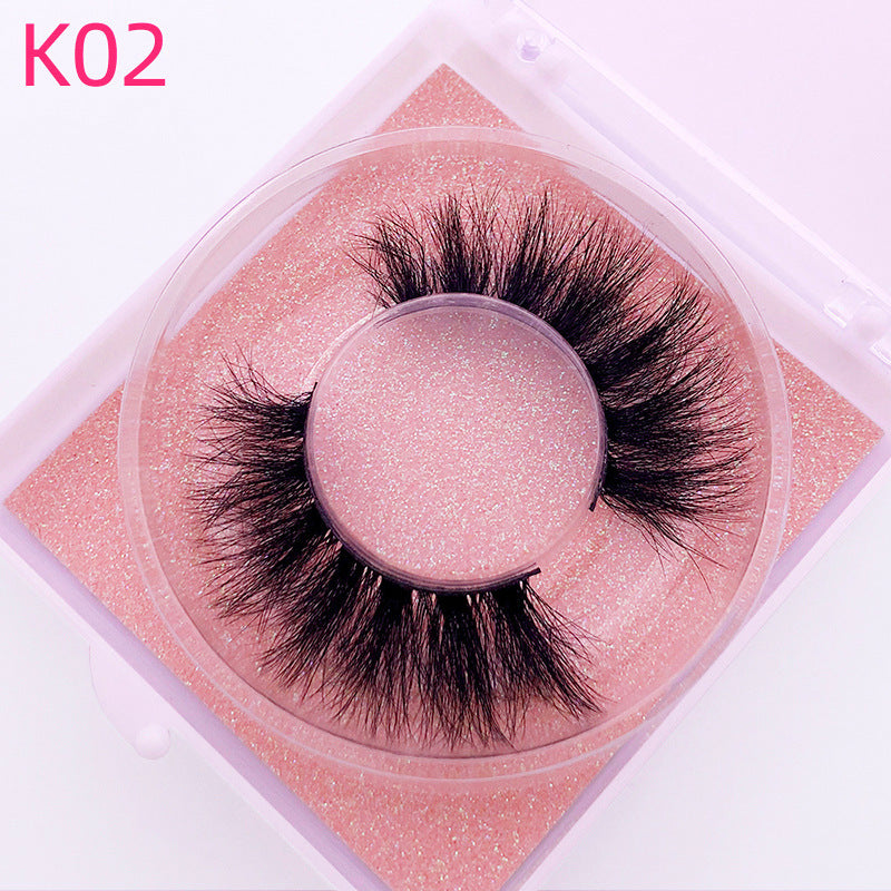 Mink Hair False Eyelashes Round Box Collection for Natural Lash Look - Teleplus mink hair false eyelashes