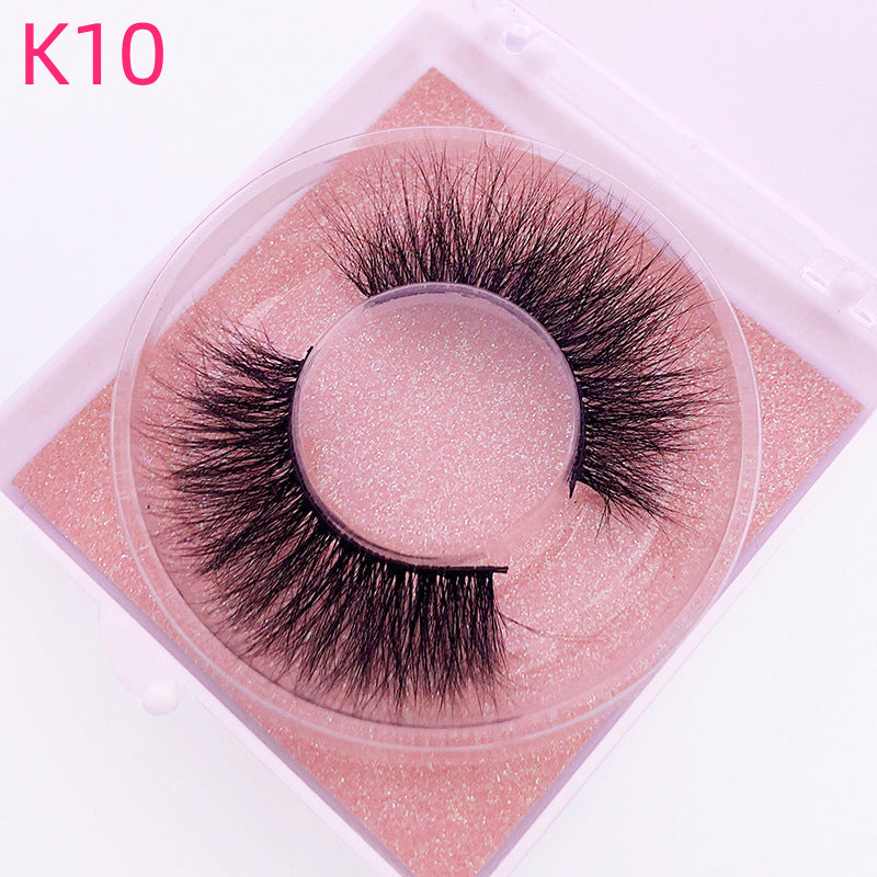 Mink Hair False Eyelashes Round Box Collection for Natural Lash Look - Teleplus mink hair false eyelashes