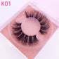 Mink Hair False Eyelashes Round Box Collection for Natural Lash Look - Teleplus mink hair false eyelashes