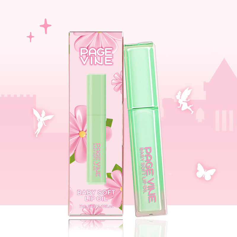 Mint Green Square Lip Lacquer in Easy-Color Tube for Long-Lasting Moisturizing - mint green square tube lip lacquer easy