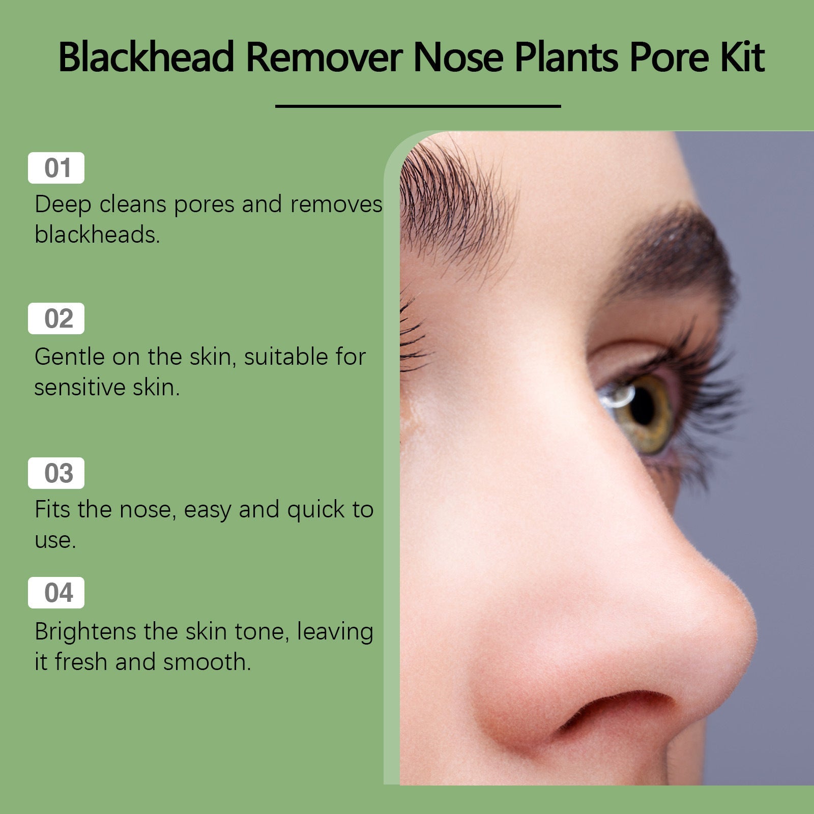 Mint Julep Blackhead Remover Mask Stickers for Nose Black - Teleplus black nose mask stickers suit