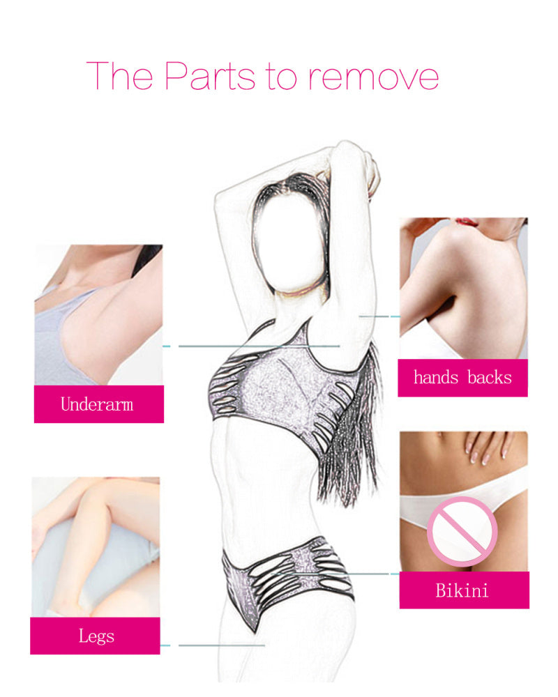 Painless Depilatory Cream for Quick Hair Removal with Minutes Effect - Sprays That Work Faster Than Your Ex hair