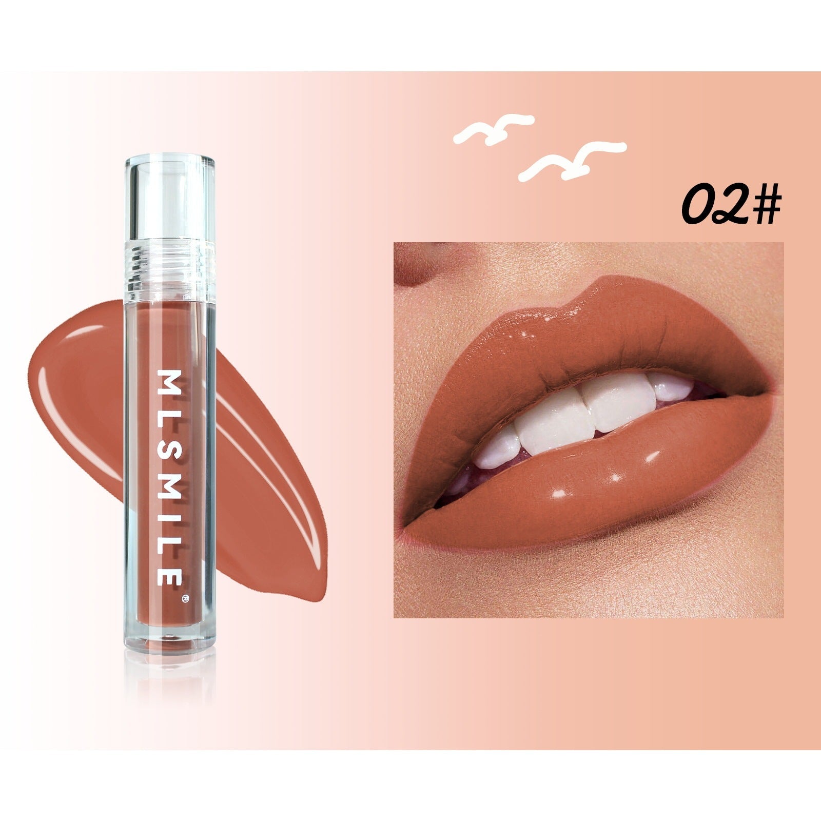 Mirror Glass Lip Lacquer with Lasting Moisturizing and Natural Glow - Teleplus mirror glass lip lacquer light toot