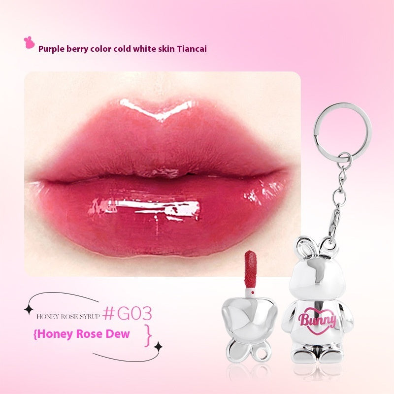 Mirror Lip Lacquer Moisturizing Set in Honey Red and Taro Shades - mirror lip lacquer moisturizing white