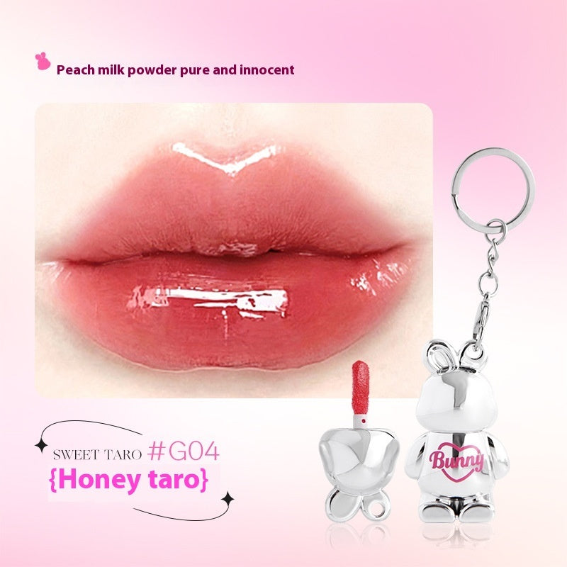 Mirror Lip Lacquer Moisturizing Set in Honey Red and Taro Shades - mirror lip lacquer moisturizing white