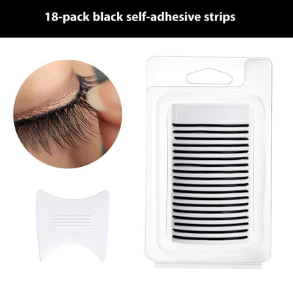 Mixed Color Jelly Eyelash Strips 5.5mm 6mm Individual Lash Extension Kit - Teleplus eyelash strips jelly mixed color