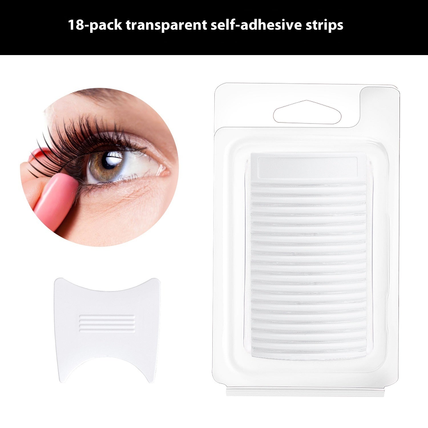 Mixed Color Jelly Eyelash Strips 5.5mm 6mm Individual Lash Extension Kit - Teleplus eyelash strips jelly mixed color
