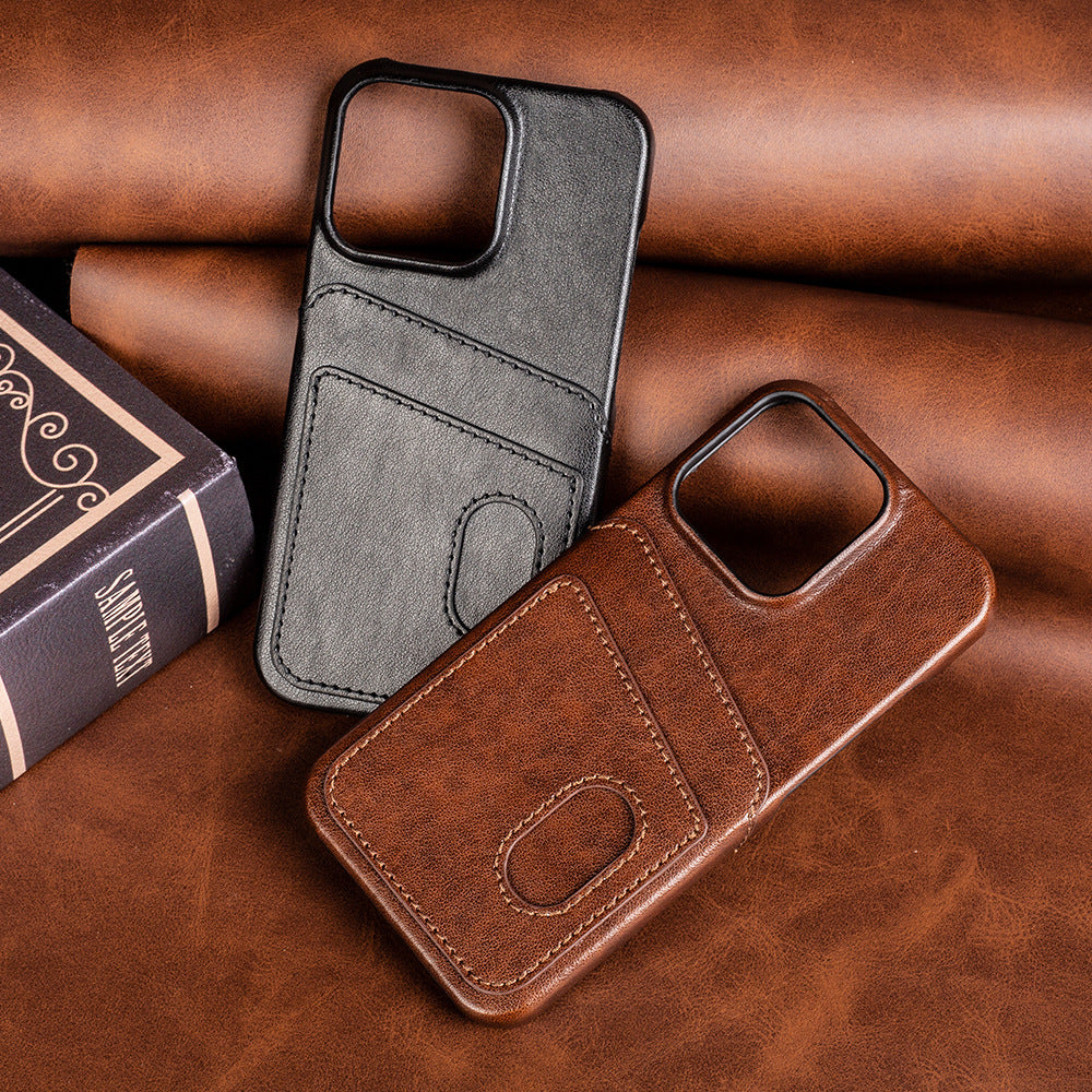 Flip Leather Phone Case for iPhone 13 and 12 Series in Multiple Colors - Mobile Back Cover Pro Max mobile phone case