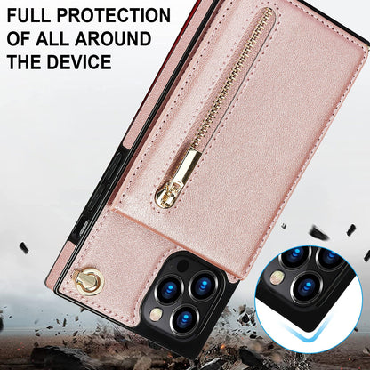 Mobile Phone Case Leather Messenger Protective Cover - Leather Messenger Phone Case Solid Color Options