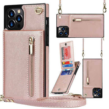 Leather Messenger Phone Case with TPU in Solid Colors for United States Markets - Color Options united states chf