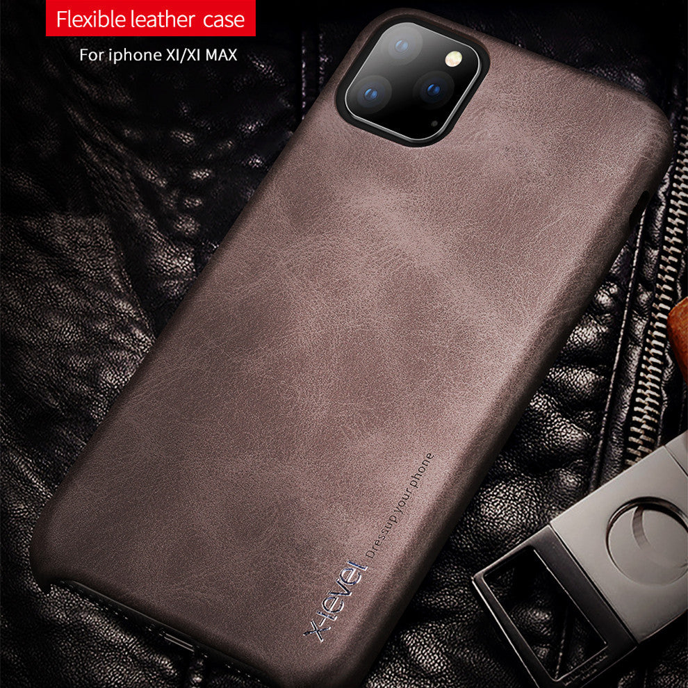 Pure Leather Protective Sleeve for Apple iPhone 11 Pro Max in United States - Wallet Case XS Black united states chf