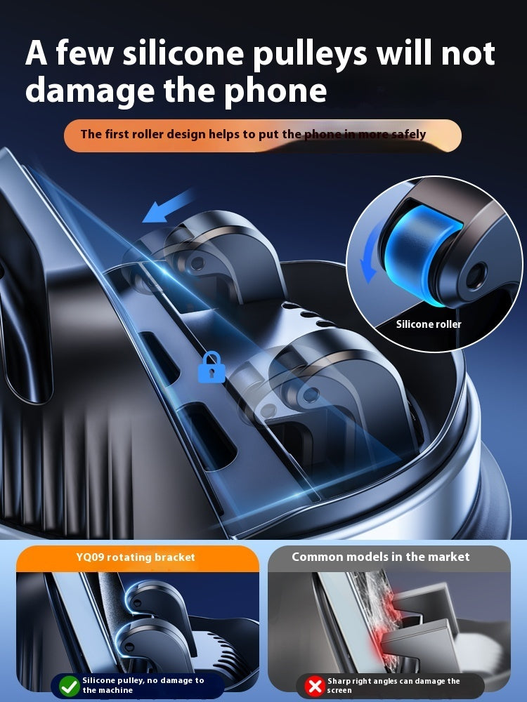 Mobile Phone Holder with Central Control Suction and 360° Rotation - Teleplus central control suction cup mobile phone