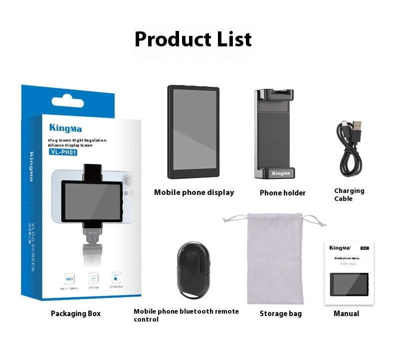 Mobile Phone Selfie Mirror Display with Magnetic Suction for Photos - mobile phone selfie mirror display magnetic