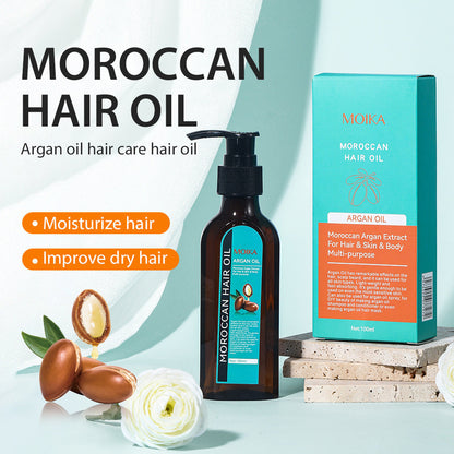 Moikka Argan Oil Hair Care with Moroccanoil for Styling and Nourishment - Teleplus morocco styling cream