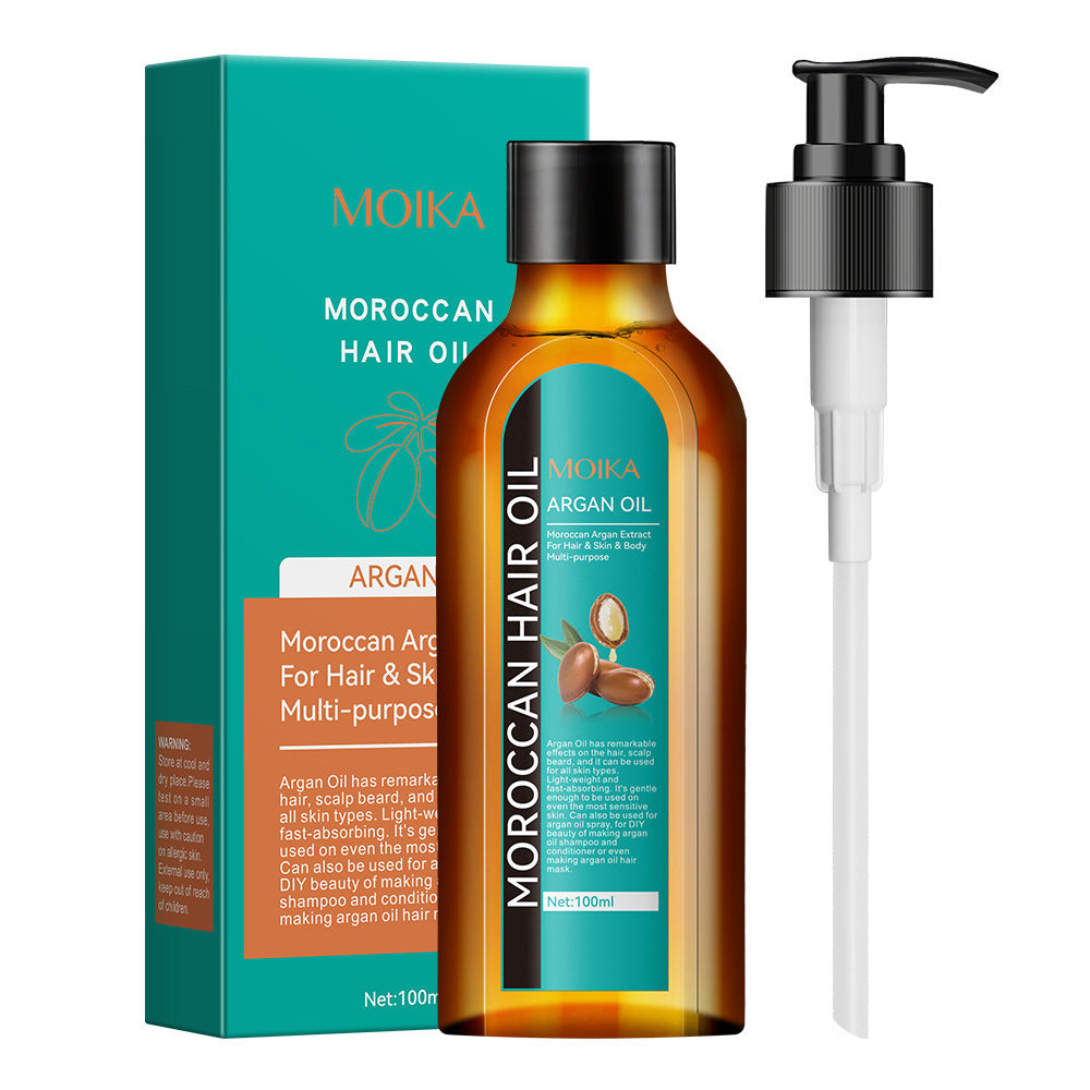 Moikka Argan Oil Hair Care with Moroccanoil for Styling and Nourishment - Teleplus morocco styling cream