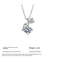 Moissanite 925 Sterling Silver FARCENT Necklace For Women - Sparkly Moissanite Necklace For Women Who Shine