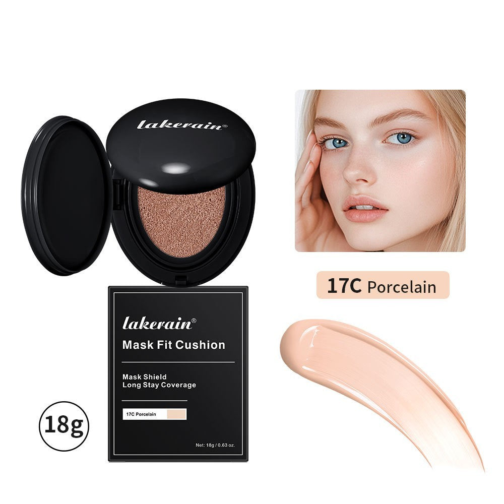 Moisturizer Lasting Color Cushion Compact with Flaws Concealer Black Shell - Teleplus hidden flaws concealer