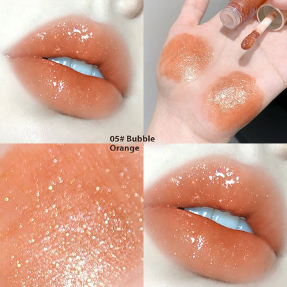 Moisturizing Bright Lip Gloss Set Hydrating Tint Cherry Blossom Peach Pink - cherry blossom peach pink moisturizing