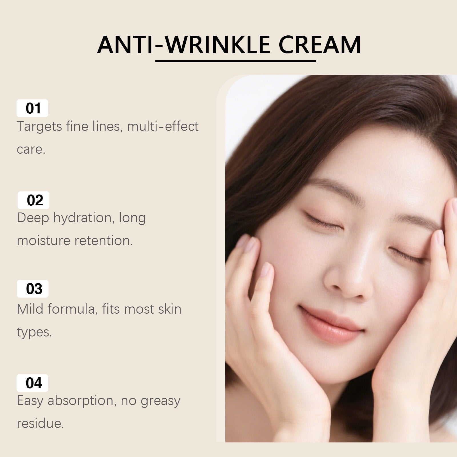 Moisturizing Cream for Face Hydrating Skin Care Beauty Tool 60g Export Only - Teleplus moisturizing cream