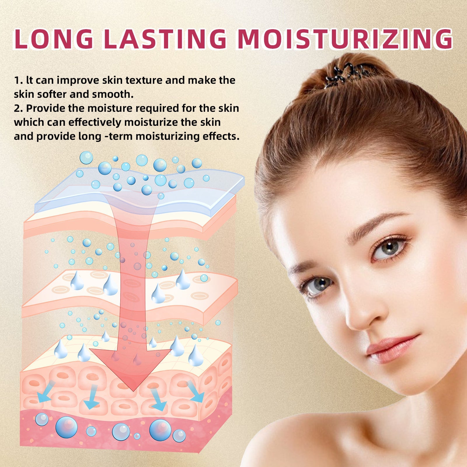 Moisturizing Cream for Firming Nourishing Skin Brightening 100g - Teleplus moisturizing cream firming nourishing