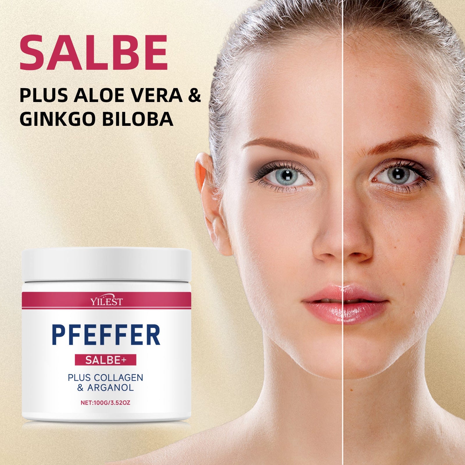 Moisturizing Cream for Firming Nourishing Skin Brightening 100g - Teleplus moisturizing cream firming nourishing