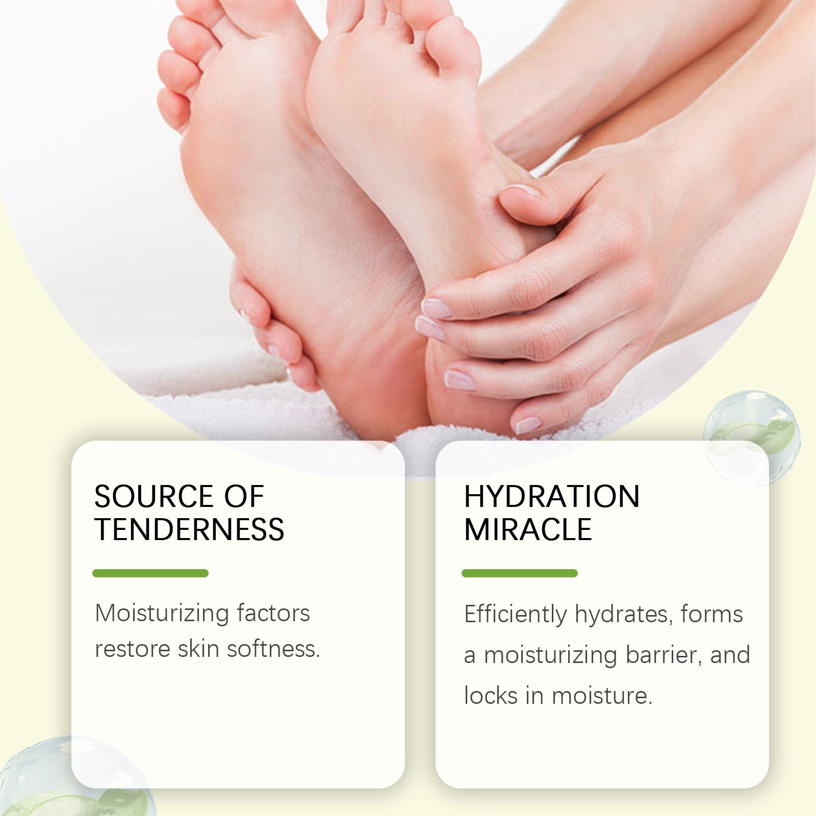 Moisturizing Heel Care Foot Oil and Mask for Softening Cutin Anti-Drying - Teleplus moisturizing heel care softening