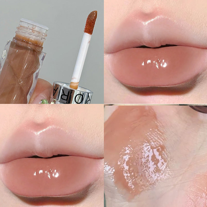 Moisturizing Light Gauze Mirror Lip Glaze in Assorted Shades - Teleplus moisturizing light gauze mirror lip glaze