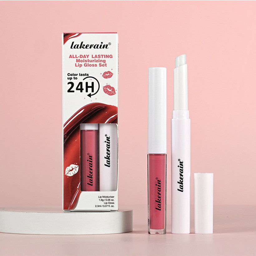 Moisturizing Lip Gloss Suit 2-in-1 Set for Hydrating and Nourishing Lips - Teleplus moisturizing lip gloss suit