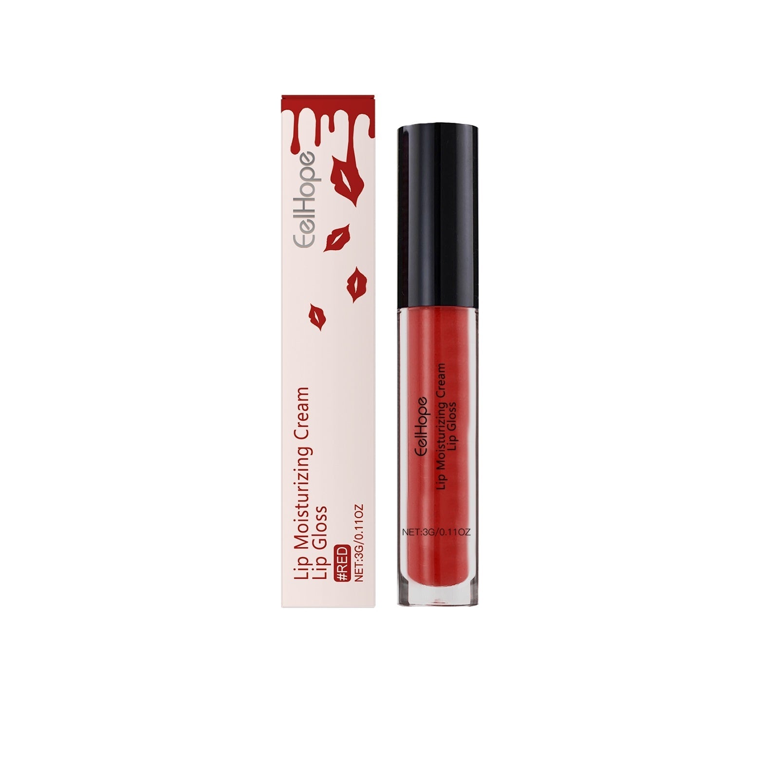 Moisturizing Lip Gloss with Hyaluronic Acid and Vitamin E for Soft Lips - moisturizing lip gloss