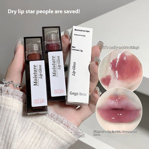 Moisturizing Lip Honey Mirror Lacquer Set in Various Colors for All Skin Types - Teleplus moisturizing lip honey mirror