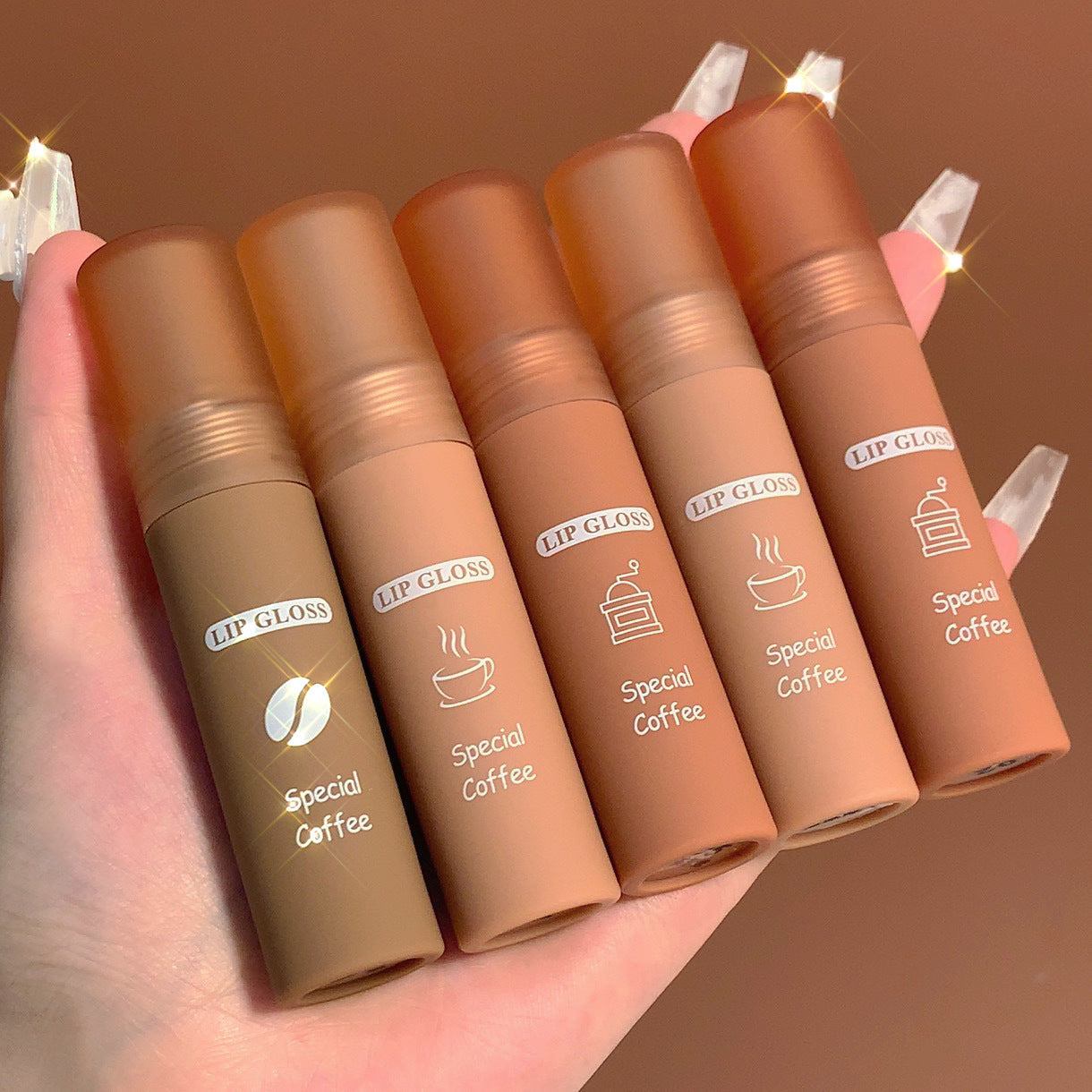 Ottoga Special Coffee Series Matte Lip Glaze with Options - Stay Bold Bliss matte coffee lip glaze