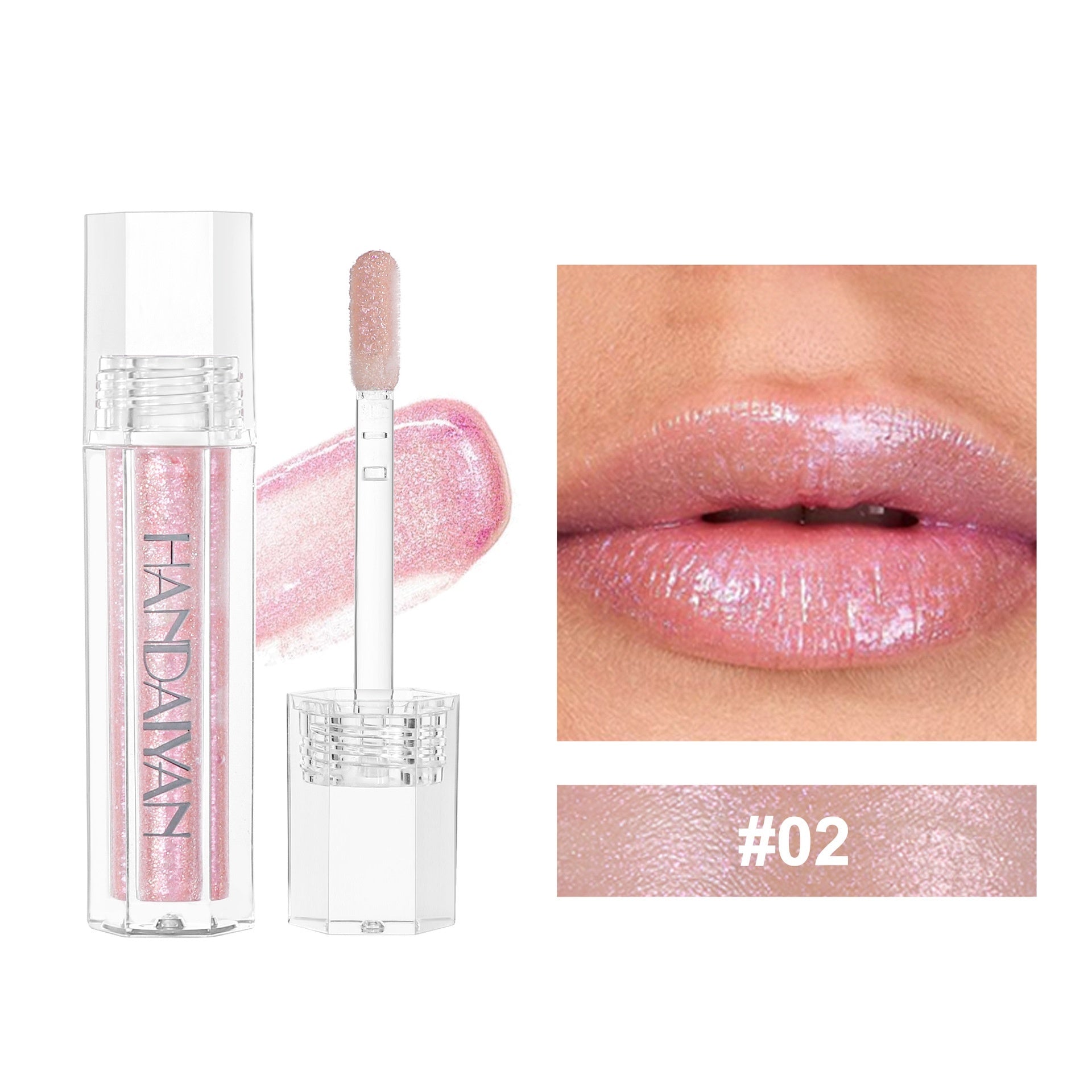 Moisturizing Pearlescent Lip Paint Long Lasting Hydrating Color - Teleplus Hydration pearlescent lip paint long lasting