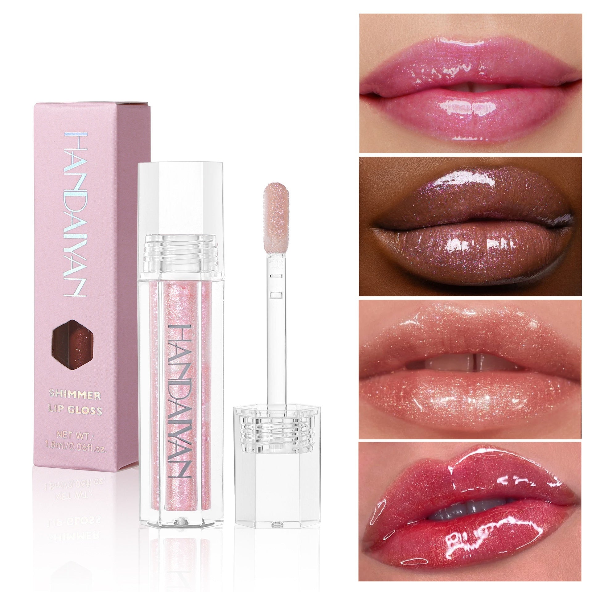 Moisturizing Pearlescent Lip Paint Long Lasting Hydrating Color - Teleplus Hydration pearlescent lip paint long lasting