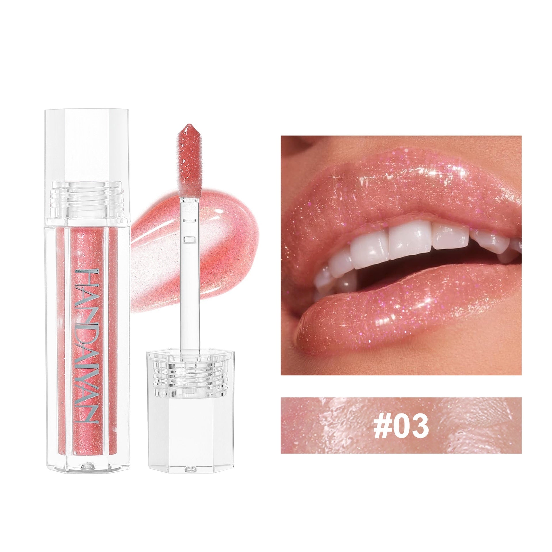 Moisturizing Pearlescent Lip Paint Long Lasting Hydrating Color - Teleplus Hydration pearlescent lip paint long lasting